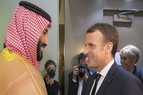 ایران یکی از موضوعات گفتگوی ولیعهد عربستان و رئیس جمهوری فرانسه