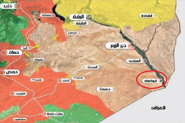 آخرین وضعیت عملیات محور مقاومت برای آزادسازی «البوکمال» سوریه