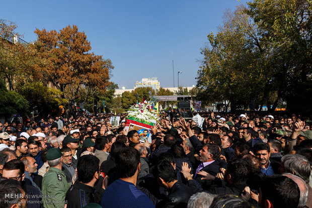 تشییع پیکر مطهر شهید مدافع حرم «وحید فرهنگی والا» در تبریز