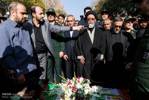 تشییع پیکر مطهر شهید مدافع حرم «وحید فرهنگی والا» در تبریز