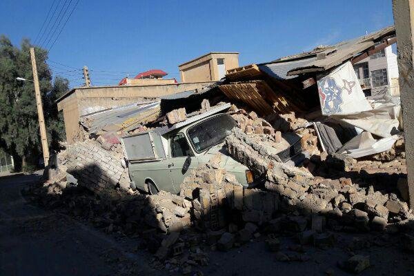 خسارت های زلزله در قصر شیرین