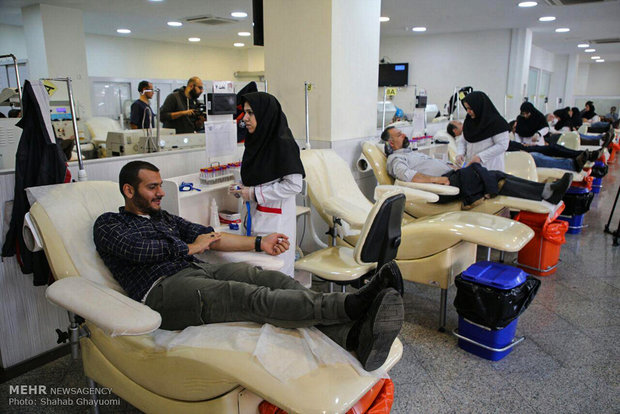 روزه داران تهرانی ۱۳ هزار واحد خون اهدا کردند
