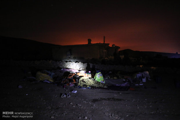 وضعیت روستاهای غرب کشور در نخستین شب پس از زلزله کرمانشاه