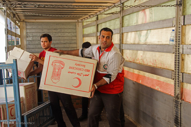 VIDEO: 100 tons of relief goods for quake victims 