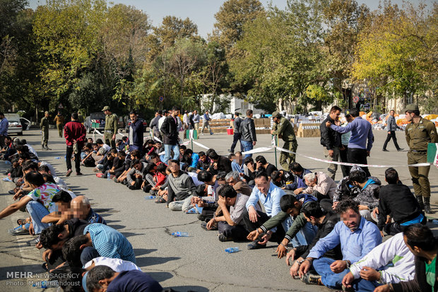 دستگیری ۱۱۰ سارق و انهدام ۲۸ باند سرقت در تهران