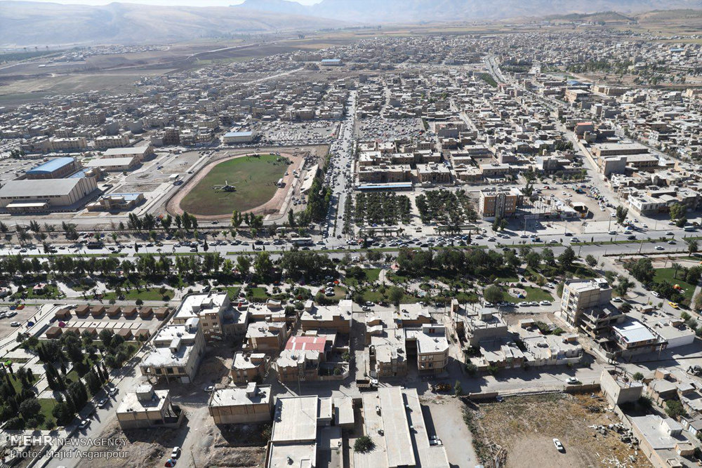 تصاویر هوایی از سرپل ذهاب پس از زلزله - خبرگزاری مهر | اخبار ایران و جهان |  Mehr News Agency