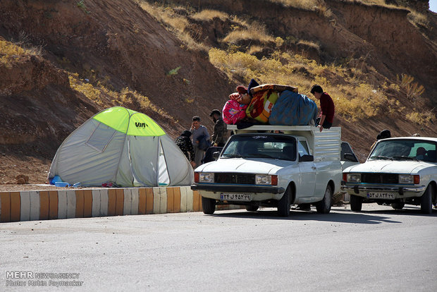 زلزله زدگان شهرستان جوانرود