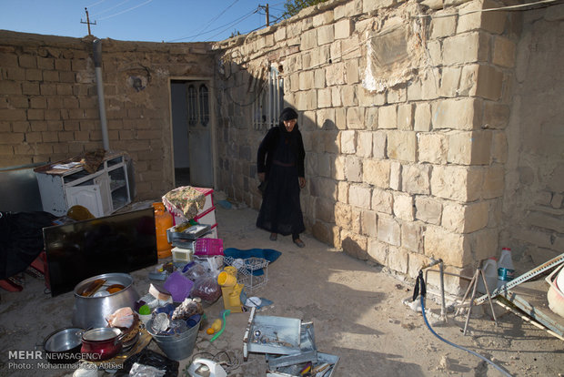 Earthquake damage in Sarpol-e-Zahab