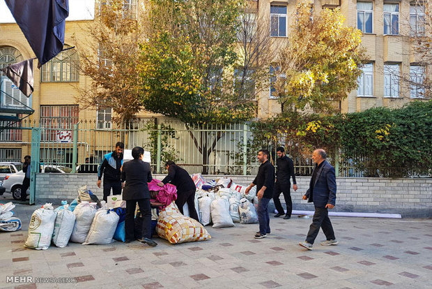 جمع آوری کمک های مردمی در استان مرکزی برای مناطق زلزله زده