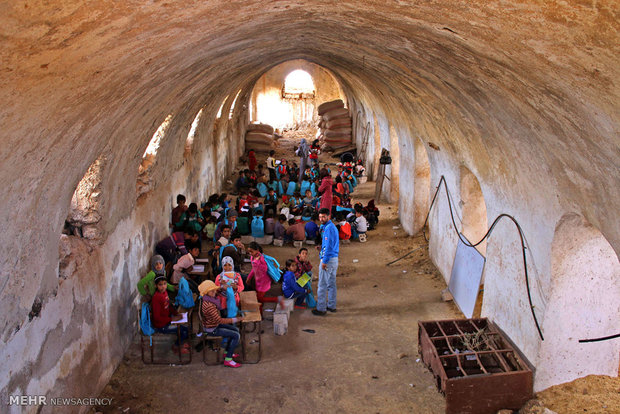 التعليم لم يتوقف تحت نيران الحرب في سوريا