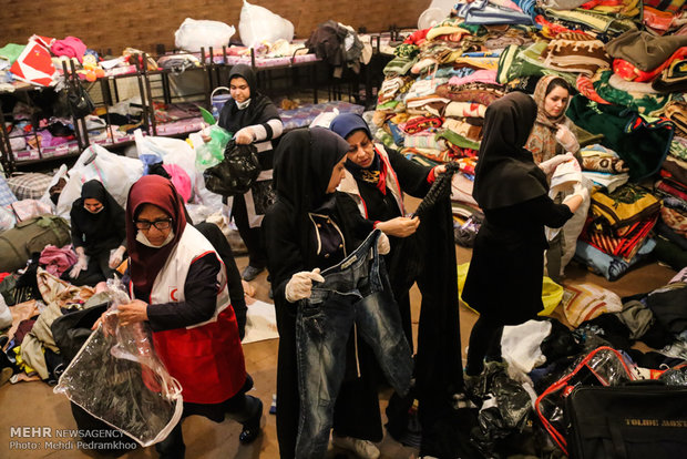 المساعدات الشعبية من "خوزستان" لإغاثة المتضضرين جراء الزلزال