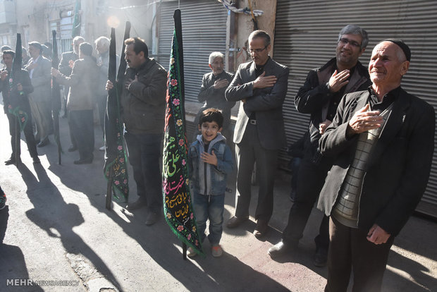 مراسم سوگواری شهادت امام رضا(ع) در بازار تاریخی شهرضا‎