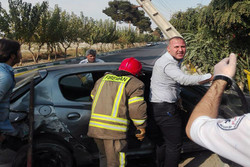 تصادف مرگبار پژو ۲۰۷ در بزرگراه بسیج؛ دو نفر جان باختند