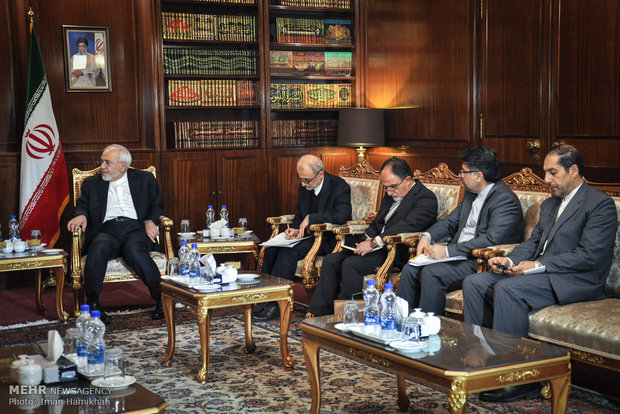 FM Zarif, EU’s Schmid meet in Tehran 