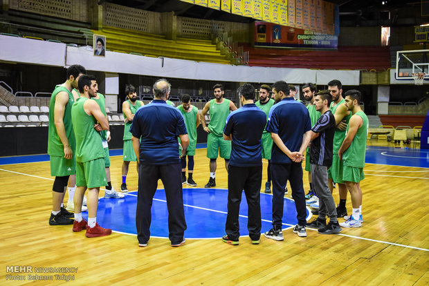 آغاز اردوی جهانی تیم ملی بسکتبال برای دیدار با قزاقستان و عراق