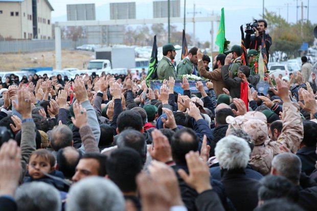 استقبال باشکوه زنجانی ها از شهید مدافع حرم