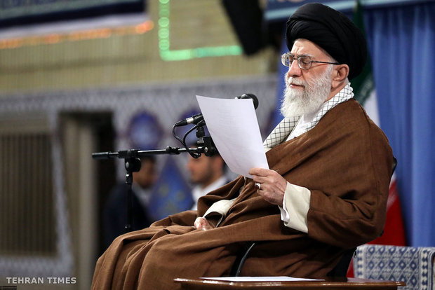 Basij commanders and forces meet with Ayatollah Khamenei