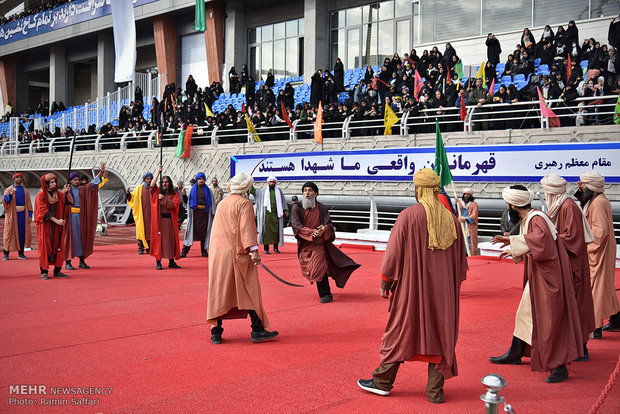 جشن پیروزی مقاومت در اجتماع بسیجیان مشهد