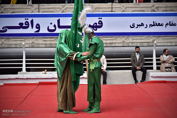 جشن پیروزی مقاومت در اجتماع بسیجیان مشهد