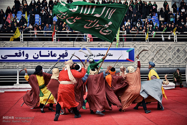 جشن پیروزی مقاومت در اجتماع بسیجیان مشهد