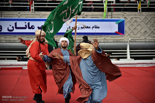 جشن پیروزی مقاومت در اجتماع بسیجیان مشهد