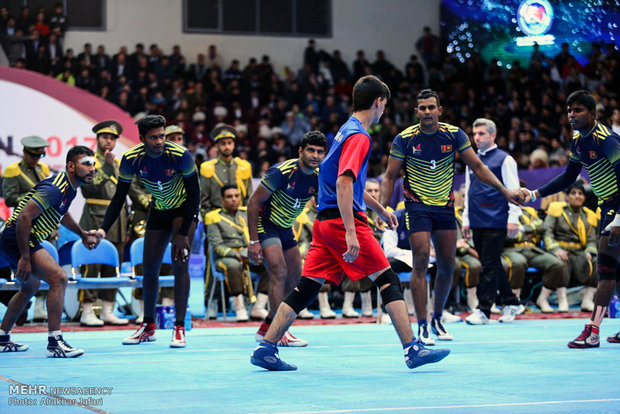 مراسم افتتاحیه مسابقات کبدی قهرمانی آسیا در گرگان