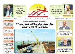 صفحه اول روزنامه های مازندران ۸ آذرماه ۹۶