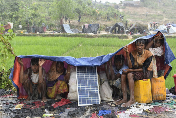 Bangladeş'te yaşayan Rohingya Müslümanlarından kareler