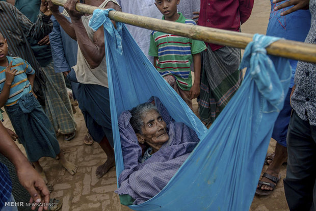 Bangladeş'te yaşayan Rohingya Müslümanlarından kareler