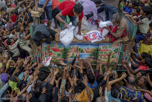 Bangladeş'te yaşayan Rohingya Müslümanlarından kareler