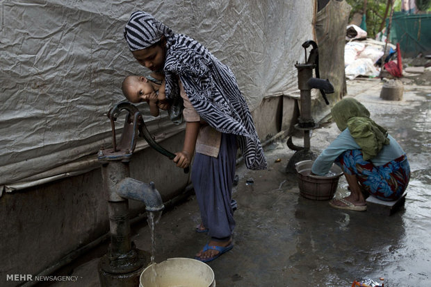 Bangladeş'te yaşayan Rohingya Müslümanlarından kareler