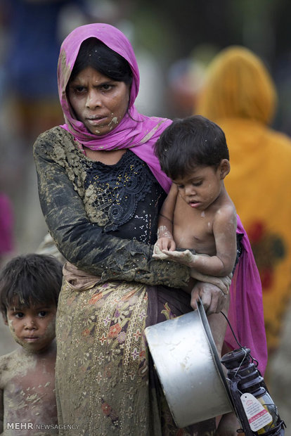 Bangladeş'te yaşayan Rohingya Müslümanlarından kareler