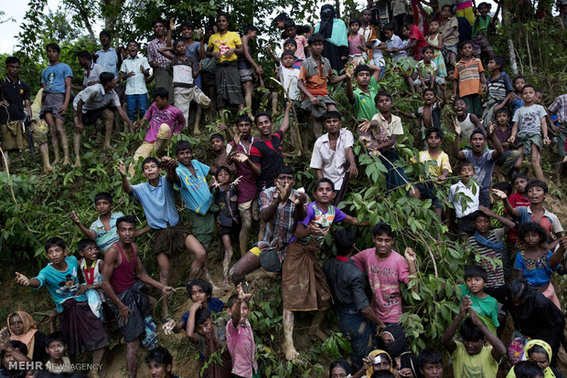 Bangladeş'te yaşayan Rohingya Müslümanlarından kareler