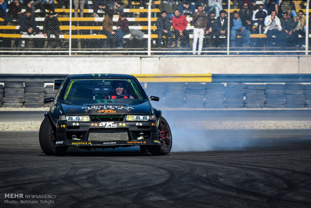 3nd round of drift racing at Azadi Complex