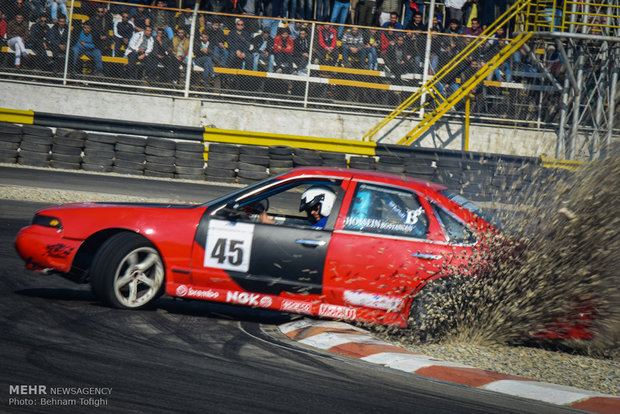 3nd round of drift racing at Azadi Complex