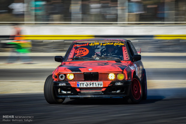 3nd round of drift racing at Azadi Complex