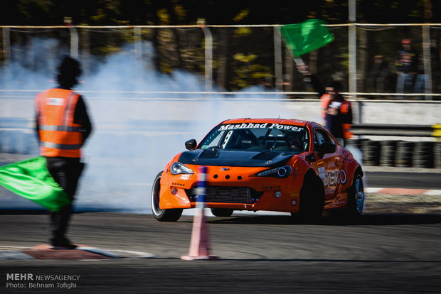 3nd round of drift racing at Azadi Complex