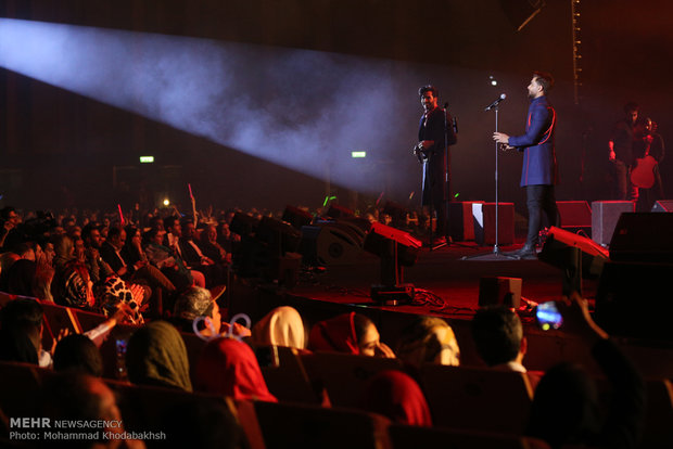 İran'daki müzik konserinden kareler