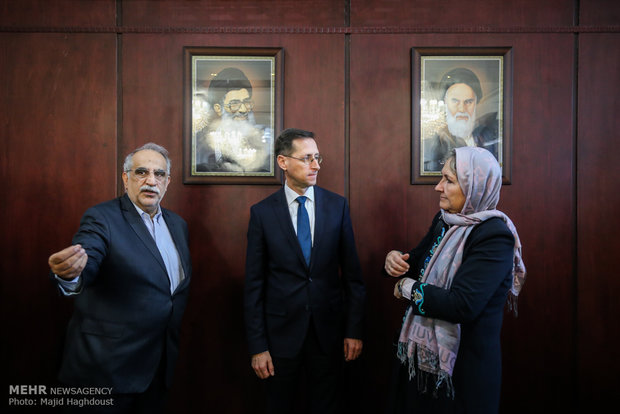 Iranian, Hungarian economy ministers meet in Tehran 