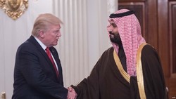 Donald Trump and Mohammed bin Salman 