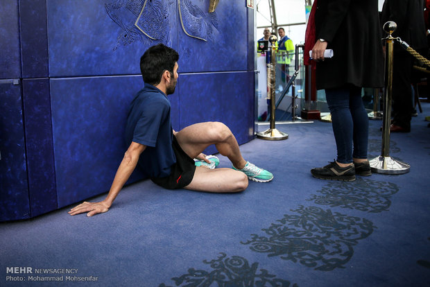 Intl. stair climbers run up Milad Tower