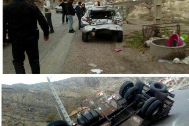 تصادف رانندگی در محور ایلام-مهران ۵ کشته و زخمی برجای گذاشت
