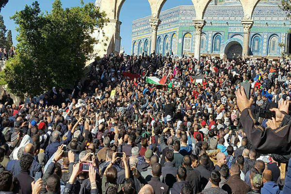تظاهرات مردم فلسطین علیه «معامله قرن» در نوارغزه