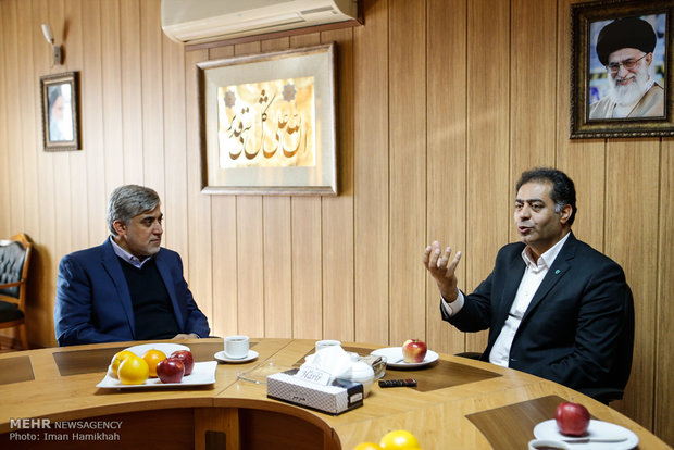 بازدید رئیس بانک قرض الحسنه مهر ایران از خبرگزاری مهر