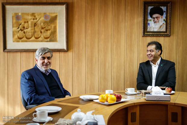 بازدید رئیس بانک قرض الحسنه مهر ایران از خبرگزاری مهر