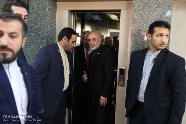 Salehi meets British foreign secretary in Tehran 