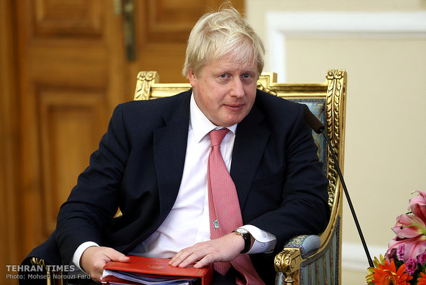 Iran's Larijani meets Boris Johnson