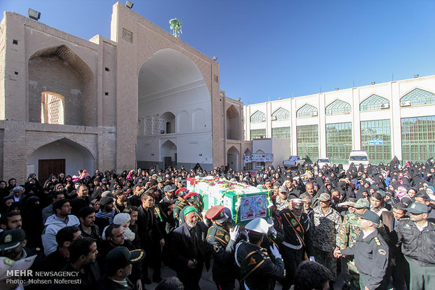 تشییع پیکر مطهر شهید هادی کاردیده  در بیرجند