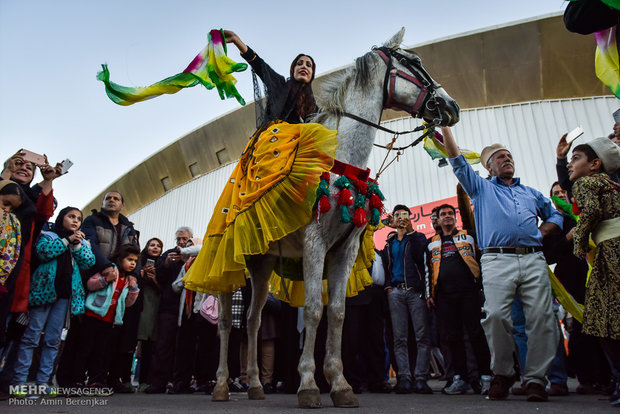 Qashqai traditional wedding ceremony in Shiraz