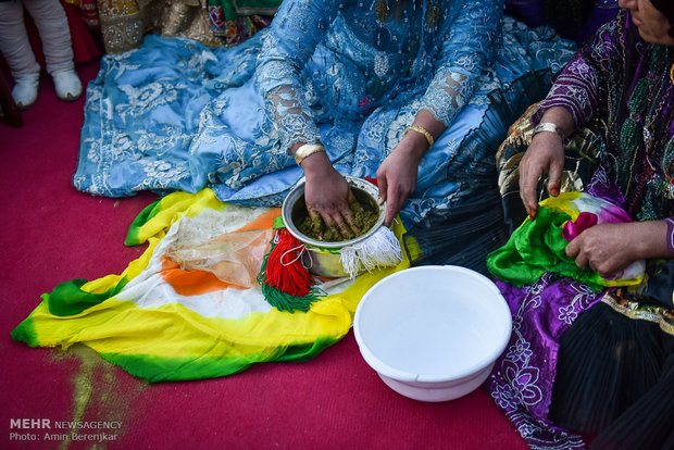 Qashqai traditional wedding ceremony in Shiraz